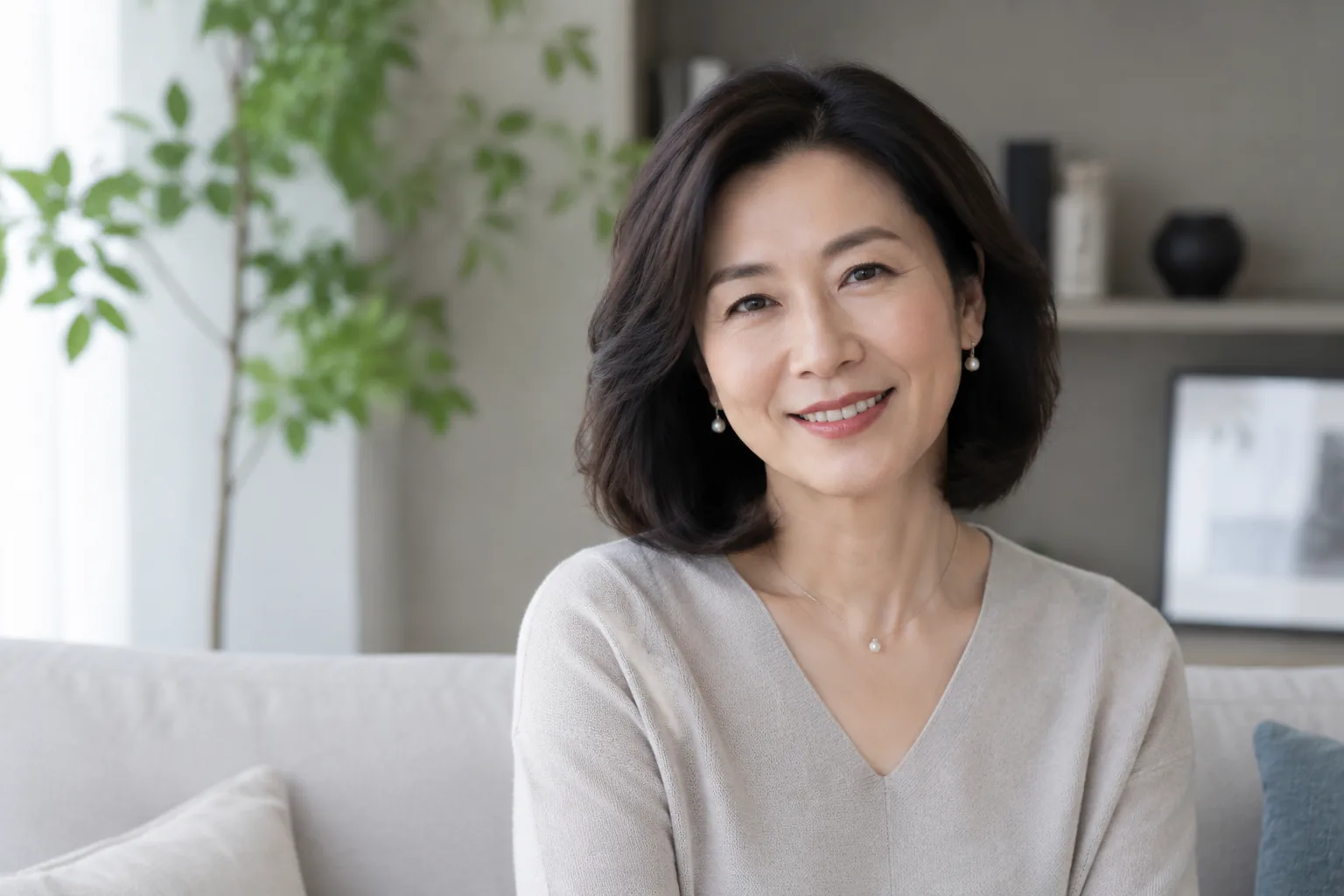 羽季全真发假发自然佩戴效果